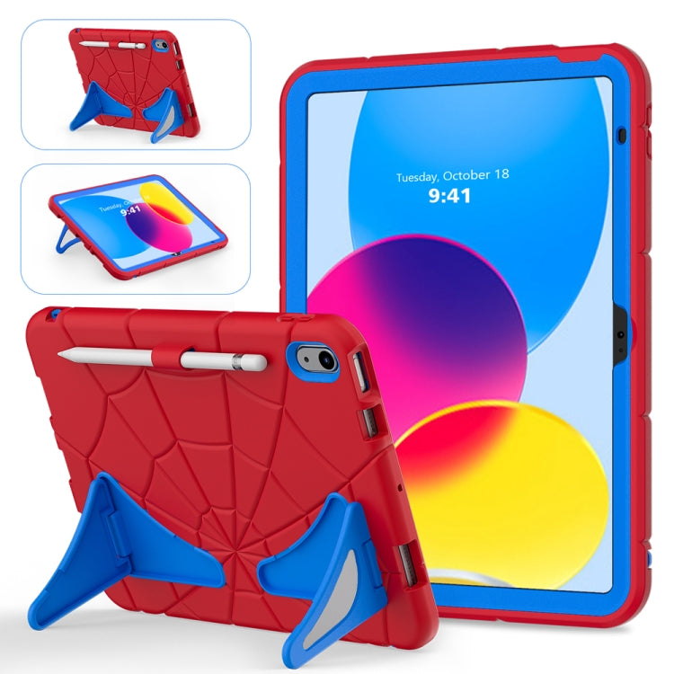 For iPad 2025 / 2022 Silicone + PC Shockproof Protective Tablet Case(Red+Blue) - iPad 2025 / 2022 Cases by buy2fix | Online Shopping UK | buy2fix