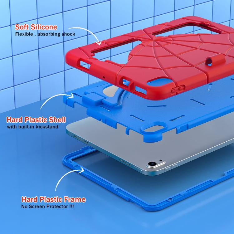 For iPad 2025 / 2022 Silicone + PC Shockproof Protective Tablet Case(Red+Blue) - iPad 2025 / 2022 Cases by buy2fix | Online Shopping UK | buy2fix
