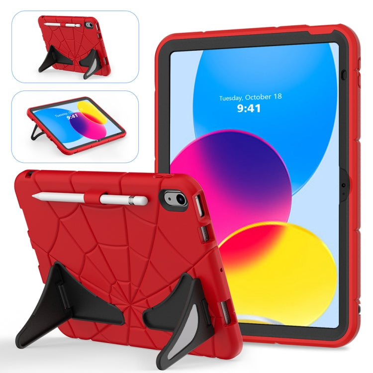 For iPad 2025 / 2022 Silicone + PC Shockproof Protective Tablet Case(Red+Black) - iPad 2025 / 2022 Cases by buy2fix | Online Shopping UK | buy2fix
