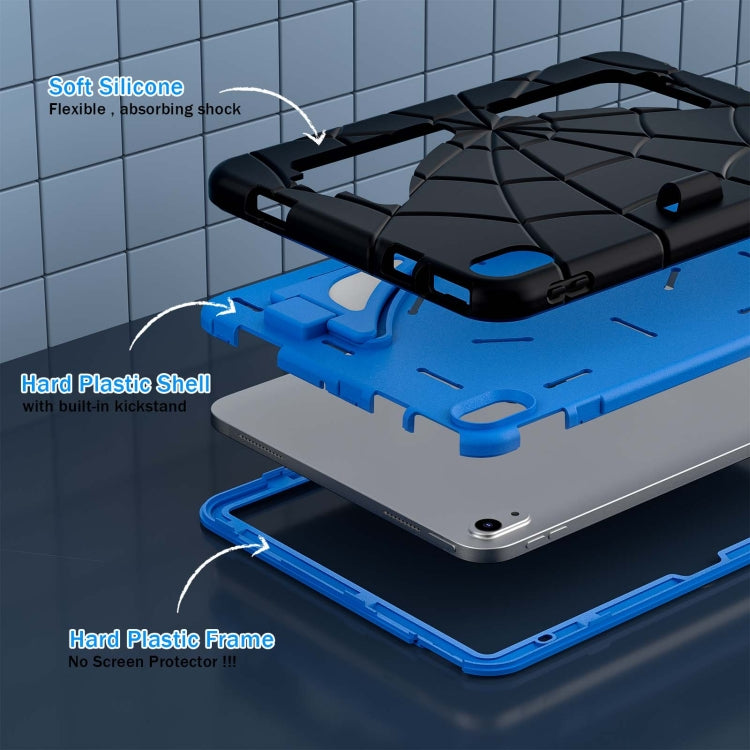 For iPad 2025 / 2022 Silicone + PC Shockproof Protective Tablet Case (Black Blue) - iPad 2025 / 2022 Cases by buy2fix | Online Shopping UK | buy2fix