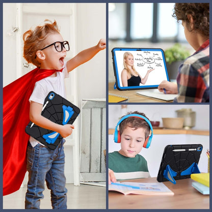 For iPad 2025 / 2022 Silicone + PC Shockproof Protective Tablet Case (Black Blue) - iPad 2025 / 2022 Cases by buy2fix | Online Shopping UK | buy2fix