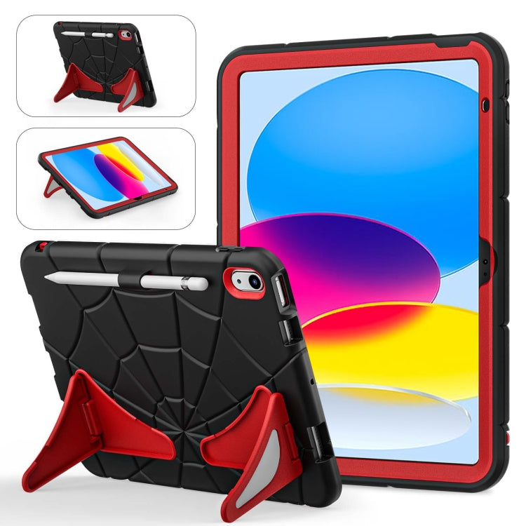For iPad 2025 / 2022 Silicone + PC Shockproof Protective Tablet Case (Black Red) - iPad 2025 / 2022 Cases by buy2fix | Online Shopping UK | buy2fix