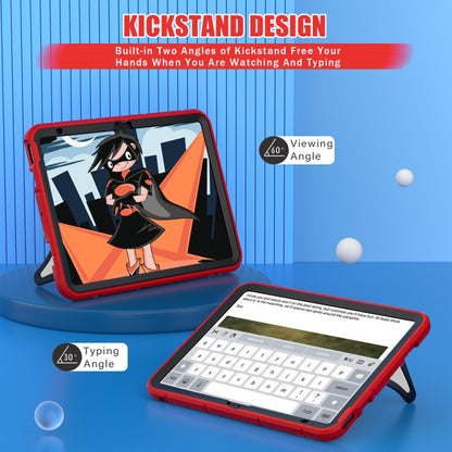 For iPad 2025 / 2022 Silicone + PC Shockproof Protective Tablet Case(Red+Black) - iPad 2025 / 2022 Cases by buy2fix | Online Shopping UK | buy2fix