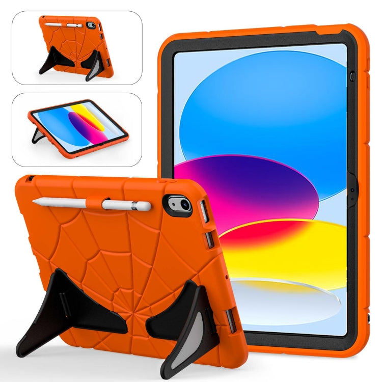 For iPad 2025 / 2022 Silicone + PC Shockproof Protective Tablet Case (Orange+Black) - iPad 2025 / 2022 Cases by buy2fix | Online Shopping UK | buy2fix