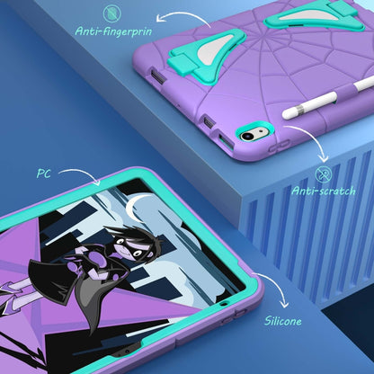 For iPad 2025 / 2022 Silicone + PC Shockproof Protective Tablet Case (Purple + Mint Green) - iPad 2025 / 2022 Cases by buy2fix | Online Shopping UK | buy2fix