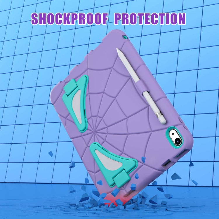 For iPad 2025 / 2022 Silicone + PC Shockproof Protective Tablet Case (Purple + Mint Green) - iPad 2025 / 2022 Cases by buy2fix | Online Shopping UK | buy2fix
