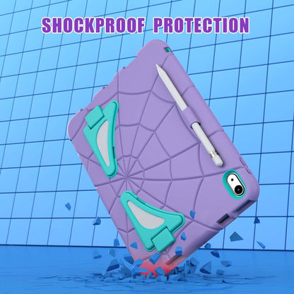 For iPad 2025 / 2022 Silicone + PC Shockproof Protective Tablet Case (Purple + Mint Green) - iPad 2025 / 2022 Cases by buy2fix | Online Shopping UK | buy2fix