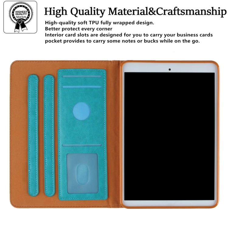 For iPad 2025 / 2022 Butterfly Love Flower Embossed Leather Smart Tablet Case(Blue) - iPad 2025 / 2022 Cases by buy2fix | Online Shopping UK | buy2fix
