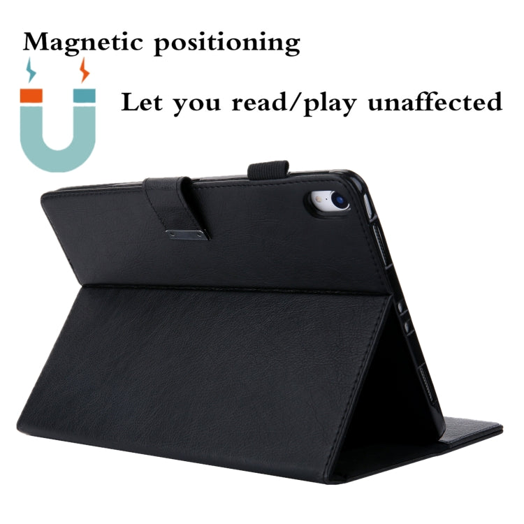 For iPad 2025 / 2022 Solid Color Small Metal Buckle Leather Smart Tablet Case(Black) - iPad 2025 / 2022 Cases by buy2fix | Online Shopping UK | buy2fix