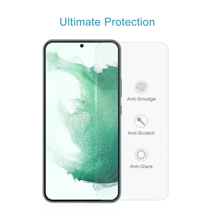 For Samsung Galaxy S23+ 5G 0.26mm 9H 2.5D Tempered Glass Film, Support Fingerprint Unlock - Galaxy S23+ 5G Tempered Glass by DIYLooks | Online Shopping UK | buy2fix