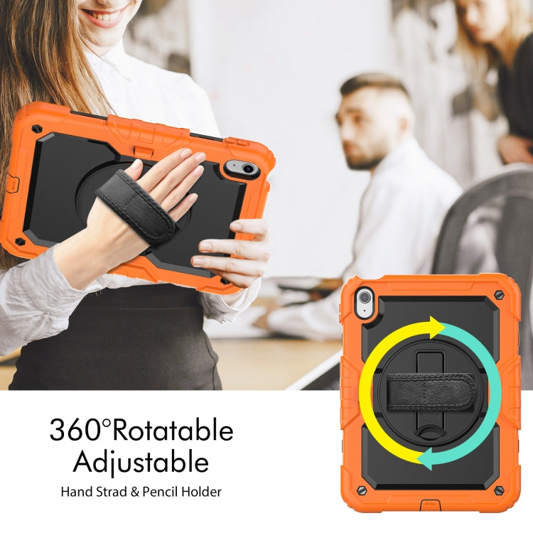 For iPad 2025 / 2022 Silicone + PC Full Body Protection Tablet Case(Orange) - iPad 2025 / 2022 Cases by buy2fix | Online Shopping UK | buy2fix