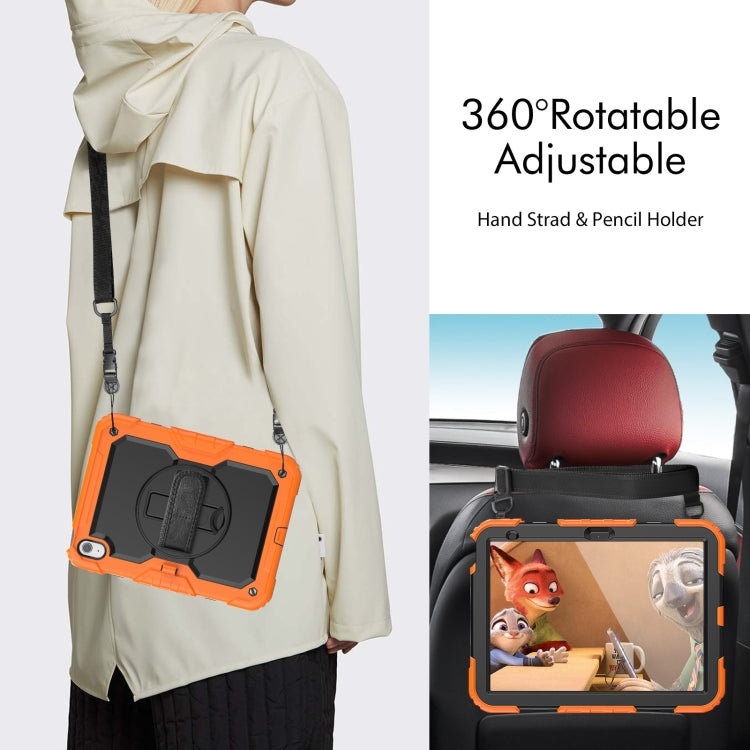 For iPad 2025 / 2022 Silicone + PC Full Body Protection Tablet Case(Orange) - iPad 2025 / 2022 Cases by buy2fix | Online Shopping UK | buy2fix