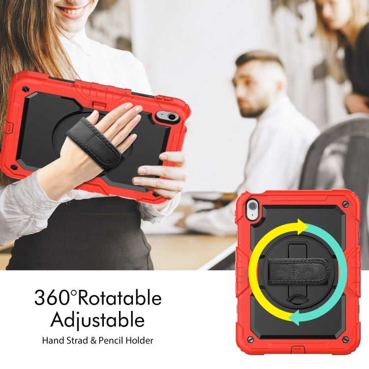 For iPad 2025 / 2022 Silicone + PC Full Body Protection Tablet Case(Red) - iPad 2025 / 2022 Cases by buy2fix | Online Shopping UK | buy2fix