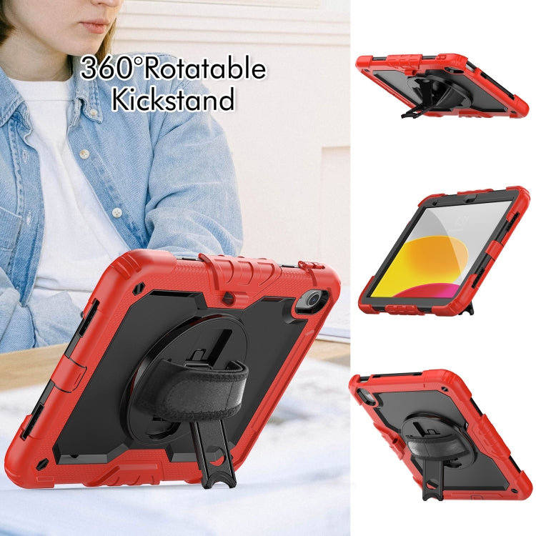 For iPad 2025 / 2022 Silicone + PC Full Body Protection Tablet Case(Red) - iPad 2025 / 2022 Cases by buy2fix | Online Shopping UK | buy2fix
