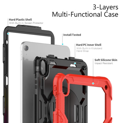 For iPad 2025 / 2022 Silicone + PC Full Body Protection Tablet Case(Red) - iPad 2025 / 2022 Cases by buy2fix | Online Shopping UK | buy2fix