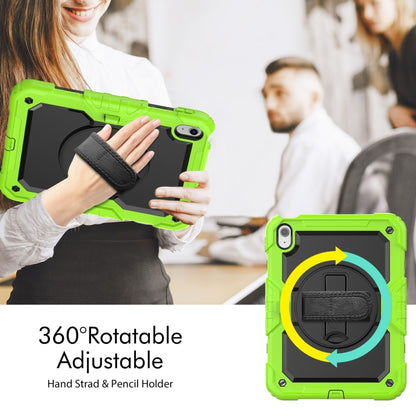 For iPad 2025 / 2022 Silicone + PC Full Body Protection Tablet Case(Black + Yellow Green) - iPad 2025 / 2022 Cases by buy2fix | Online Shopping UK | buy2fix