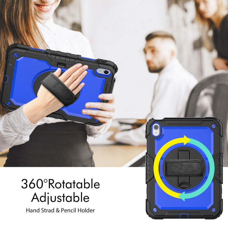 For iPad 2025 / 2022 Silicone + PC Full Body Protection Tablet Case(Dark Blue + Black) - iPad 2025 / 2022 Cases by buy2fix | Online Shopping UK | buy2fix
