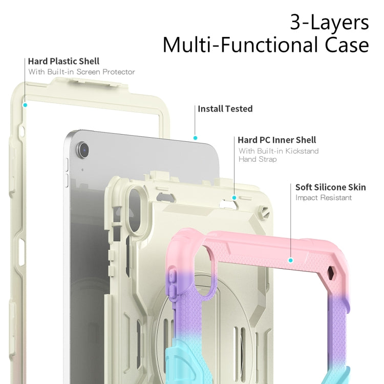 For iPad 2025 / 2022 Silicone + PC Full Body Protection Tablet Case(Camouflage Pink) - iPad 2025 / 2022 Cases by buy2fix | Online Shopping UK | buy2fix