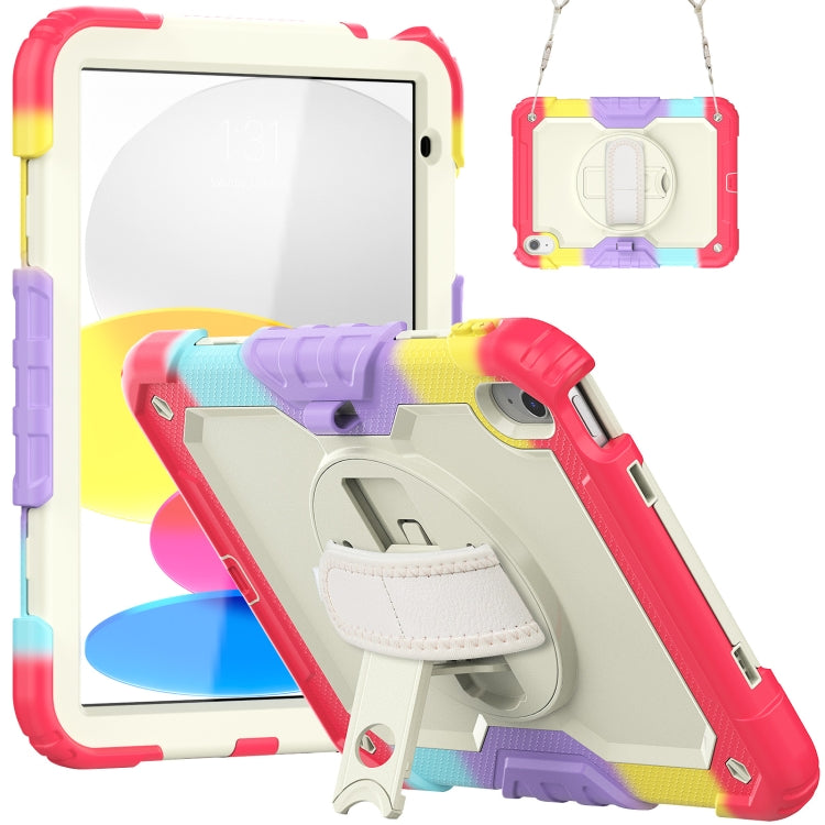 For iPad 2025 / 2022 Silicone + PC Full Body Protection Tablet Case(Camouflage Red) - iPad 2025 / 2022 Cases by buy2fix | Online Shopping UK | buy2fix