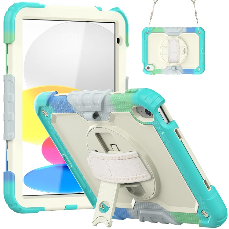 For iPad 2025 / 2022 Silicone + PC Full Body Protection Tablet Case(Camouflage Light Blue) - iPad 2025 / 2022 Cases by buy2fix | Online Shopping UK | buy2fix