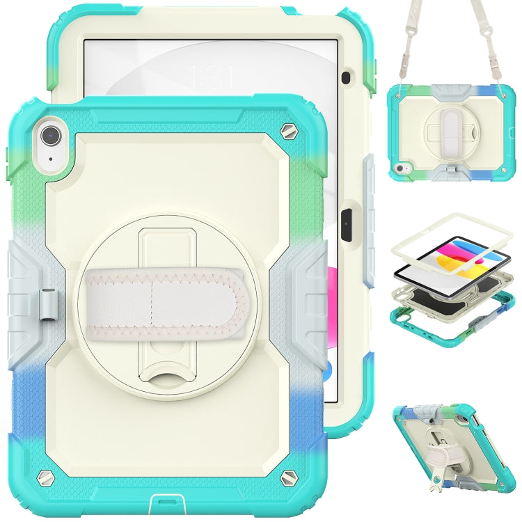 For iPad 2025 / 2022 Silicone + PC Full Body Protection Tablet Case(Camouflage Light Blue) - iPad 2025 / 2022 Cases by buy2fix | Online Shopping UK | buy2fix
