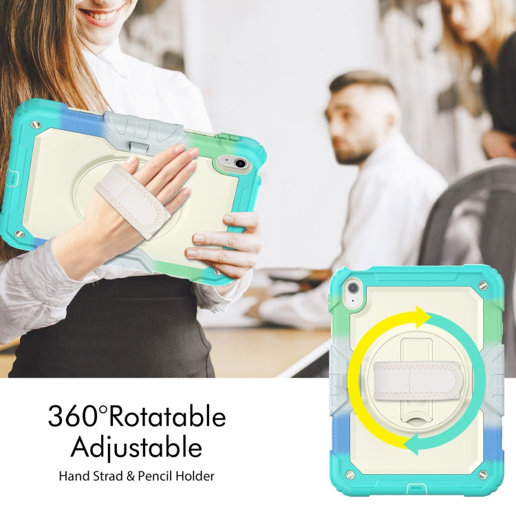 For iPad 2025 / 2022 Silicone + PC Full Body Protection Tablet Case(Camouflage Light Blue) - iPad 2025 / 2022 Cases by buy2fix | Online Shopping UK | buy2fix