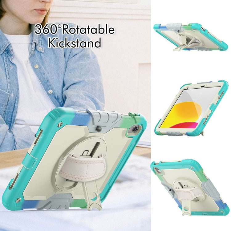 For iPad 2025 / 2022 Silicone + PC Full Body Protection Tablet Case(Camouflage Light Blue) - iPad 2025 / 2022 Cases by buy2fix | Online Shopping UK | buy2fix