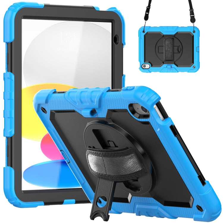 For iPad 2025 / 2022 Silicone + PC Full Body Protection Tablet Case(Blue) - iPad 2025 / 2022 Cases by buy2fix | Online Shopping UK | buy2fix