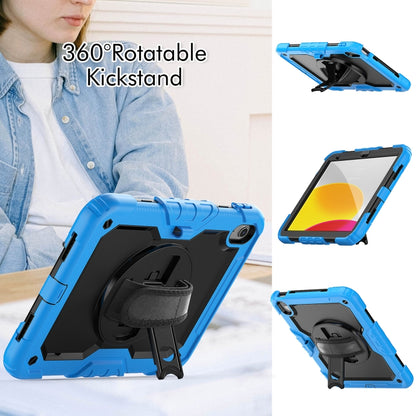 For iPad 2025 / 2022 Silicone + PC Full Body Protection Tablet Case(Blue) - iPad 2025 / 2022 Cases by buy2fix | Online Shopping UK | buy2fix