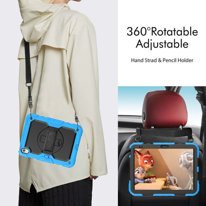 For iPad 2025 / 2022 Silicone + PC Full Body Protection Tablet Case(Blue) - iPad 2025 / 2022 Cases by buy2fix | Online Shopping UK | buy2fix