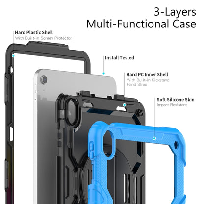 For iPad 2025 / 2022 Silicone + PC Full Body Protection Tablet Case(Blue) - iPad 2025 / 2022 Cases by buy2fix | Online Shopping UK | buy2fix