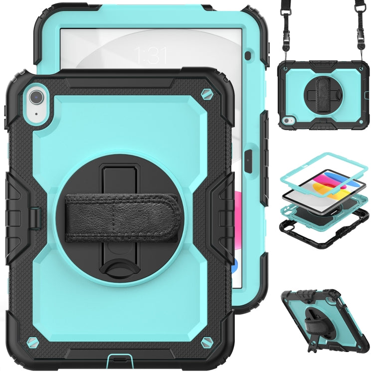 For iPad 2025 / 2022 Silicone + PC Full Body Protection Tablet Case(Light Blue) - iPad 2025 / 2022 Cases by buy2fix | Online Shopping UK | buy2fix