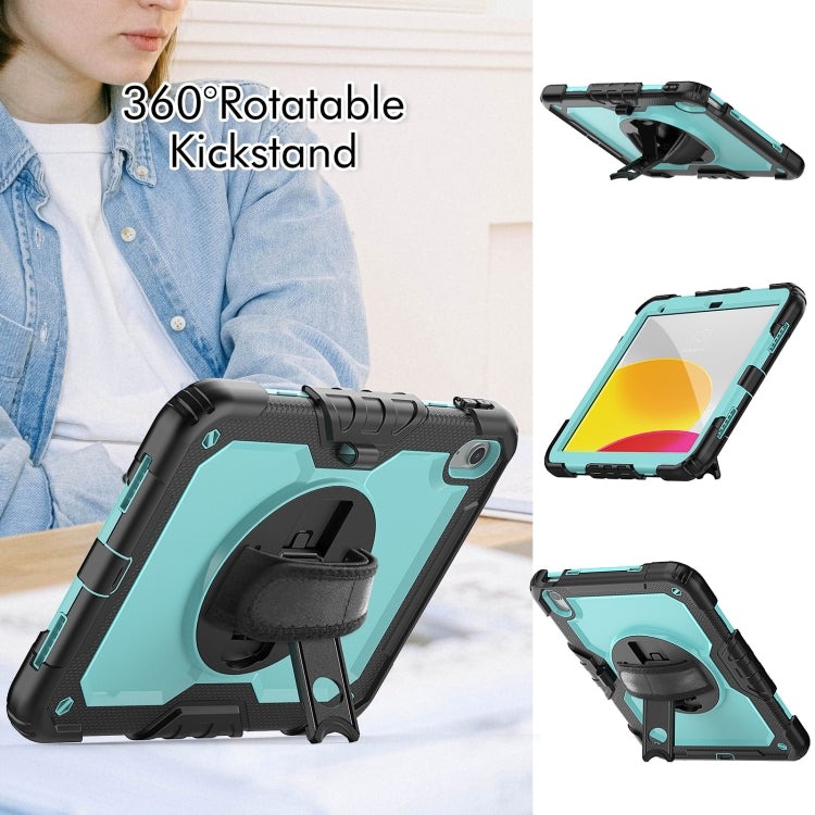 For iPad 2025 / 2022 Silicone + PC Full Body Protection Tablet Case(Light Blue) - iPad 2025 / 2022 Cases by buy2fix | Online Shopping UK | buy2fix