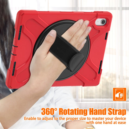 For iPad 2025 / 2022 Rotatable Kickstand Grip Heavy Duty Hard Rugged Tablet Case(Red) - iPad 2025 / 2022 Cases by buy2fix | Online Shopping UK | buy2fix