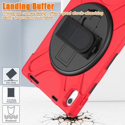 For iPad 2025 / 2022 Rotatable Kickstand Grip Heavy Duty Hard Rugged Tablet Case(Red) - iPad 2025 / 2022 Cases by buy2fix | Online Shopping UK | buy2fix
