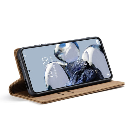 For Xiaomi 12T / 12T Pro CaseMe 013 Multifunctional Horizontal Flip Leather Phone Case(Brown) by CaseMe