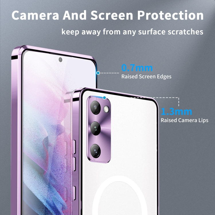 For Samsung Galaxy S20 FE Frosted Metal Phone Case(Purple) - Galaxy S20 FE Cases by buy2fix | Online Shopping UK | buy2fix
