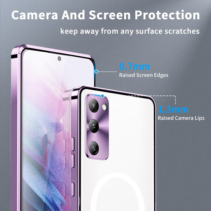 For Samsung Galaxy S20 FE Frosted Metal Phone Case(Purple) - Galaxy S20 FE Cases by buy2fix | Online Shopping UK | buy2fix