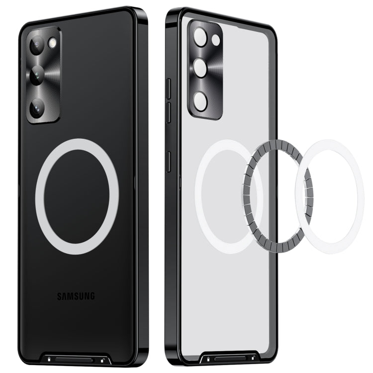 For Samsung Galaxy S20 FE Frosted Metal Phone Case(Black) - Galaxy S20 FE Cases by buy2fix | Online Shopping UK | buy2fix