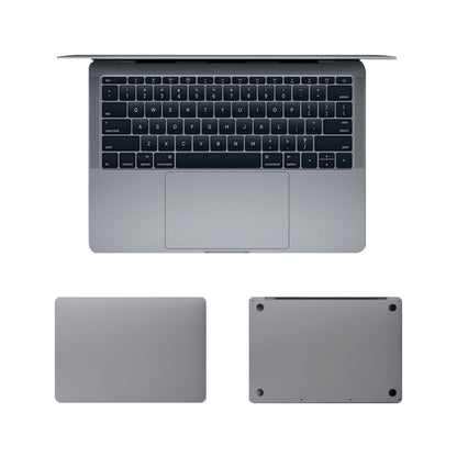 For MacBook Pro Retina 13.3 inch A1425 / A1502 4 in 1 Upper Cover Film + Bottom Cover Film + Full-support Film + Touchpad Film Laptop Body Protective Film Sticker(Space Gray) - Protector Sticker by buy2fix | Online Shopping UK | buy2fix