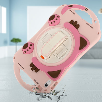 For iPad 2025 / 2022 Cute Cat King Kids Shockproof Silicone Tablet Case(Pink) - iPad 2025 / 2022 Cases by buy2fix | Online Shopping UK | buy2fix