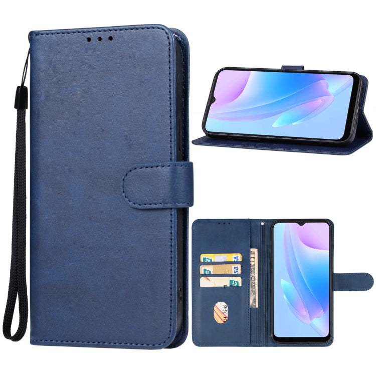 For Blackview A52 / A52 Pro Leather Phone Case(Blue) - More Brand by buy2fix | Online Shopping UK | buy2fix