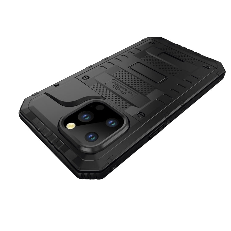 For iPhone 14 Pro Shockproof Waterproof Dustproof Metal + Silicone Phone Case(Black) - iPhone 14 Pro Cases by buy2fix | Online Shopping UK | buy2fix