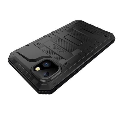 For iPhone 14 Plus Shockproof Waterproof Dustproof Metal + Silicone Phone Case(Black) - iPhone 14 Plus Cases by buy2fix | Online Shopping UK | buy2fix