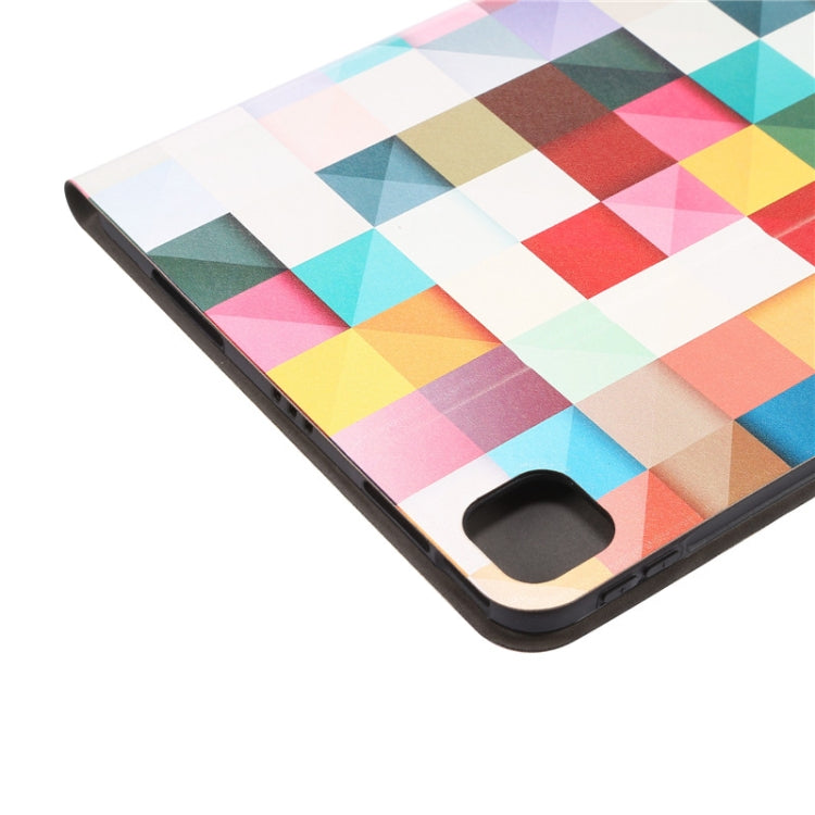 For iPad Pro 11 2022/2021/2020/2018 / Air 10.9 2022/2020 Painted Voltage Pen Slot Tablet Smart Case(Fantasy Cube) - iPad Pro 11 (2022/2021) Cases by buy2fix | Online Shopping UK | buy2fix