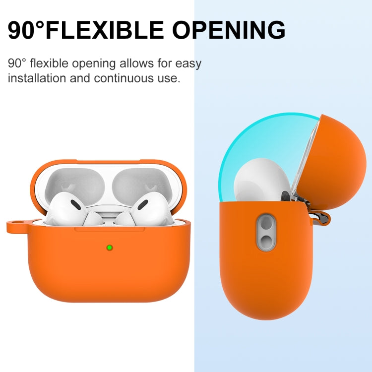For AirPods Pro 2 Thickened One-piece Shockproof Earphone Case(Orange) by buy2fix