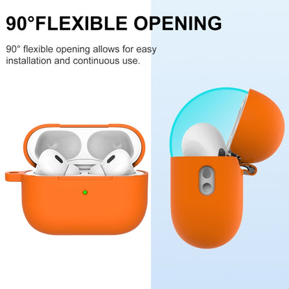For AirPods Pro 2 Thickened One-piece Shockproof Earphone Case(Orange) by buy2fix