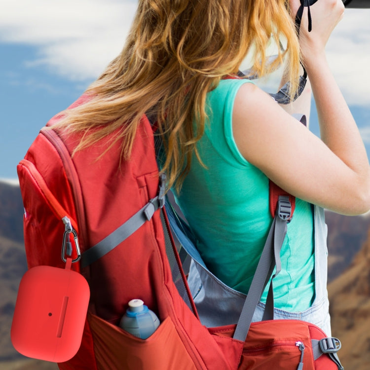 For AirPods Pro 2 Thickened One-piece Shockproof Earphone Case(Red) by buy2fix