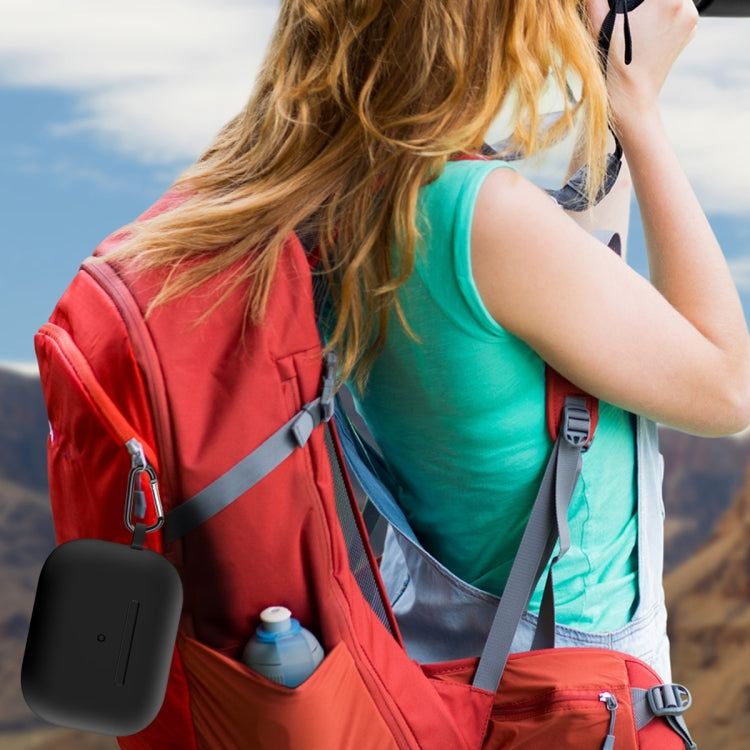 For AirPods Pro 2 Thickened One-piece Shockproof Earphone Case(Black) by buy2fix