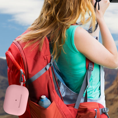 For AirPods Pro 2 Thickened One-piece Shockproof Earphone Case(Light Pink) by buy2fix